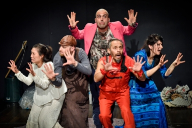 Schweiz, Luzern: Theater Luki ju. Probe des Stücks Gaia - der lebende Planet, im Kleintheater Luzern. 19.1.2018. Foto: Marcel Kaufmann, Ebikon (www.marcelkaufmann.ch).
